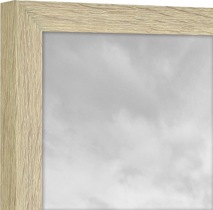 MCS Gallery Essential 11x14 Matted Diploma Frame with 8.5x11 Opening, Natural Woodgrain Picture Frame for Gallery Wall, Documents, Awards & Certificates (2-Pack)