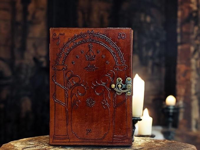 The Lord Of The Rings Book Hobbit lotr gifts Books Leather Journal lord of the rings decor Jrr tolkien books lord of the rings merch Book set Hardcover Merchandise Bookends Illustrated Edition ring gift