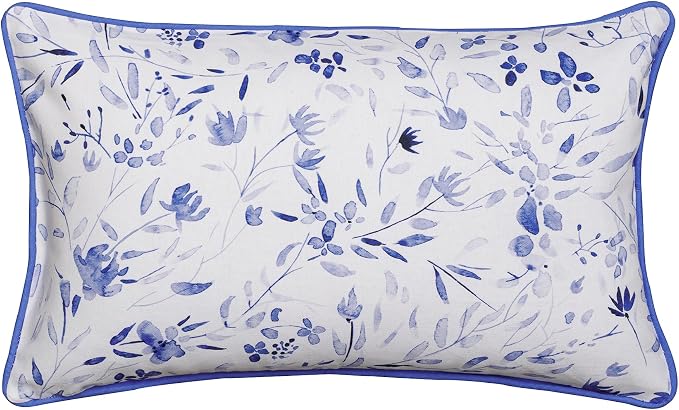 Maison d' Hermine Throw Pillow Covers 100% Cotton (12" x 20" - Pack of 1)