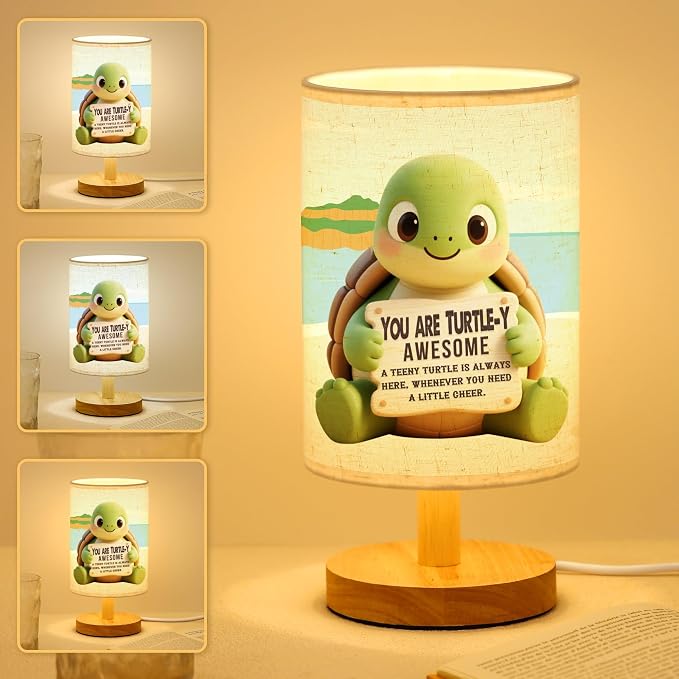 WSYEAR Turtle Gifts, Birthday Gifts for Women Men Kids Presents,Sea Turtle Decor, Tabel Lamp for Home Office Decorations