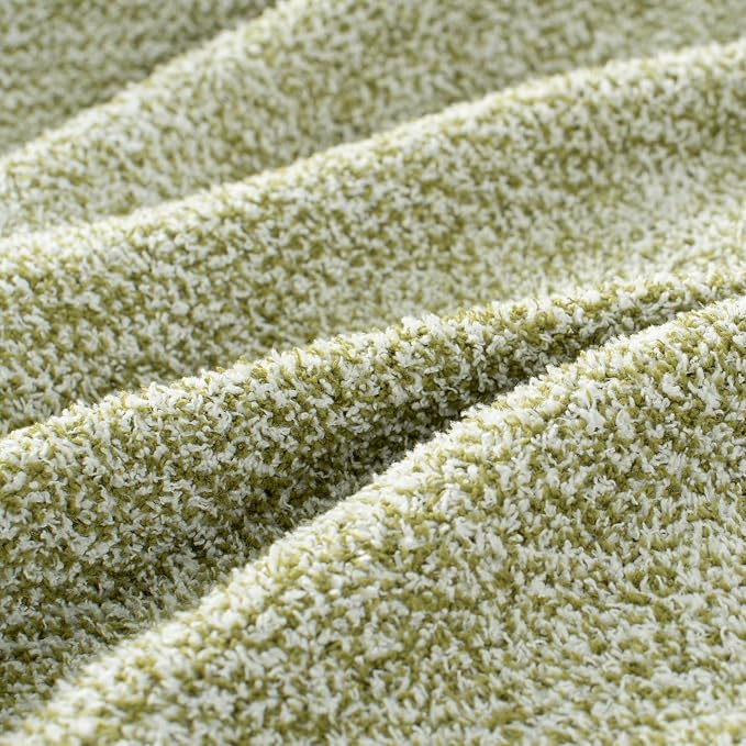 Carriediosa Heather Throw Blanket 60x80, 400GSM Ultra Soft Microfiber | Olive Green, Fuzzy Fluffy Cozy Plush Knit Knitted Throws, Lightweight Cute Preppy Fall Blankets for Couch, Bed