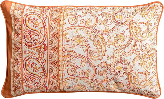 Maison d' Hermine Throw Pillow Covers 100% Cotton (12" x 20" - Pack of 1)