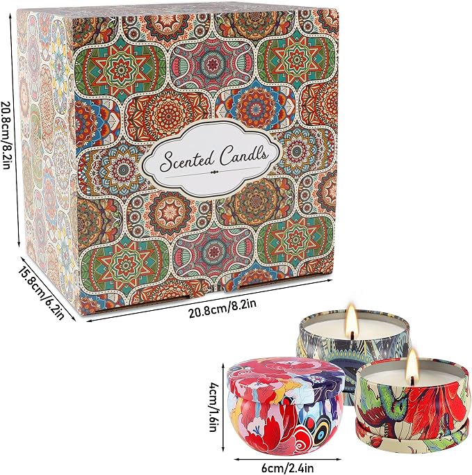 YOROXRG Scented Candles Gifts Set 36 Pack Soy Wax Travel Tin Jar Candles,Aromatherapy Candles for Home 2.5 OZ Scented Candles for Mom for Christmas, Birthday, Thanksgiving, Mother's Day,Valentine'sDay