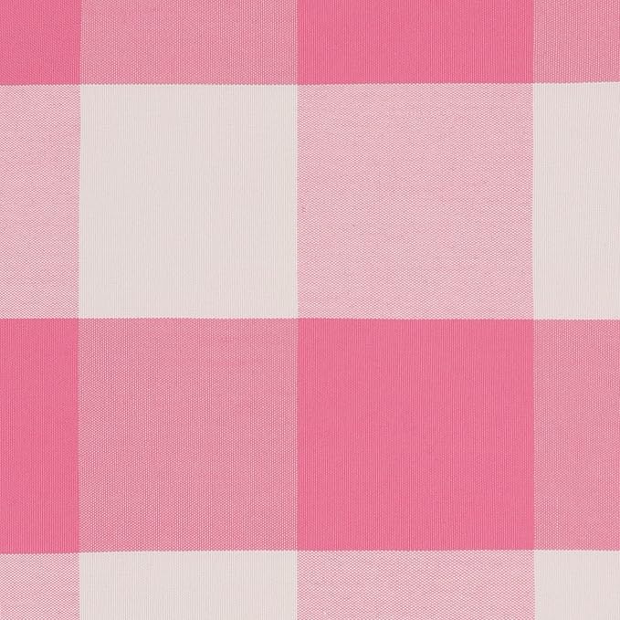 Valentines Day Decorative Throw Pillow Covers Pink and White Buffalo Check Plaid Cushion Cases 16 x 16 in Pack of 2 Farmhouse Decor for Couch Sofa Bedroom Patio Outdoor