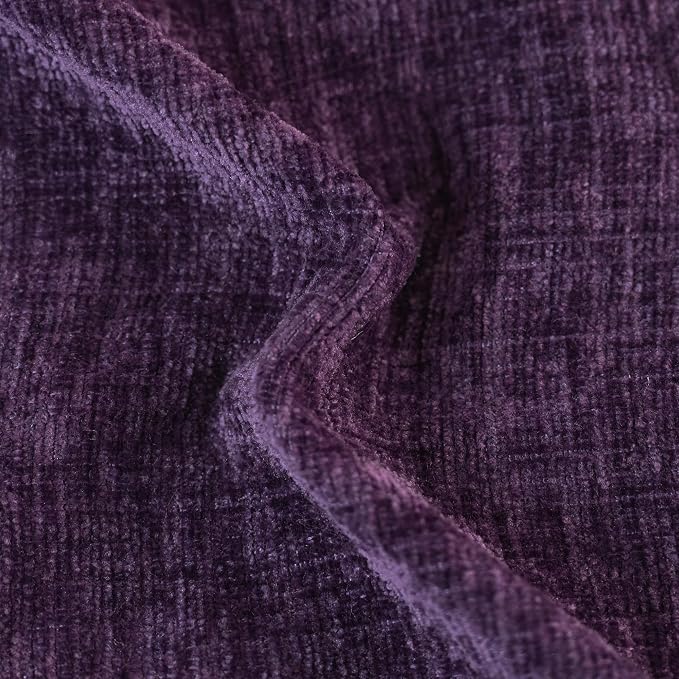 CaliTime Decorative Couch Throw Pillow Covers 20 X 20 Inches Plum Purple