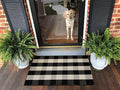 Ukeler Buffalo Plaid Rugs 27.5 x 43.3 Inches Perfect Size for Layered Door Mats, Customized Size for Hello Welcome Doormat, Super Popular Farmhouse Décor