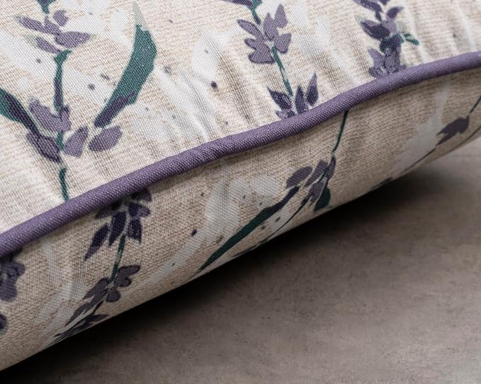 Maison d' Hermine Throw Pillow Covers 100% Cotton (18" x 18" - Pack of 1)