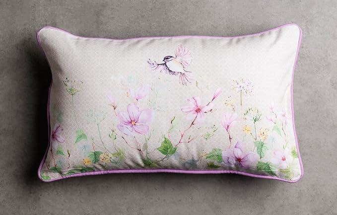 Maison d' Hermine Throw Pillow Covers 100% Cotton (12" x 20" - Pack of 1)