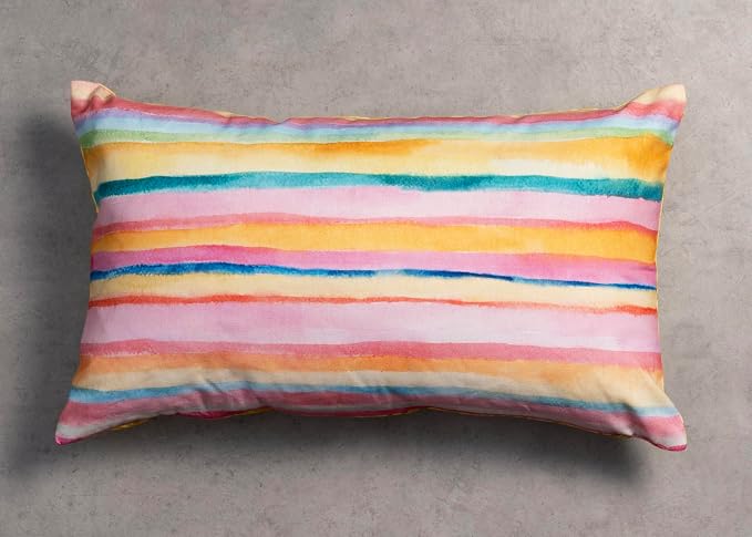 Maison d' Hermine Throw Pillow Covers 100% Cotton (12" x 20" - Pack of 1)