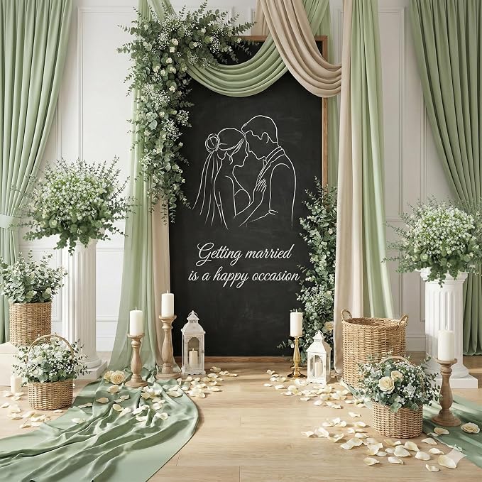 lovemoon 200 Pcs Mixed Greenery Artificial Eucalyptus Stems, Baby Breath Artificial Flowers Bulk and Eucalyptus Leaves for Wedding Bouquets Home Office Floral Decor (200, Green and White)