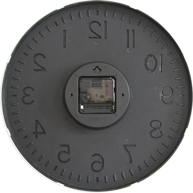 HZDHCLH 12 Inch Silent Wall Clock Battery Operated Non Ticking Black Silver | Non Ticking Round Clock for Wall,Wall Clock for Kitchen Bedroom Living Room Office Classroom Decor