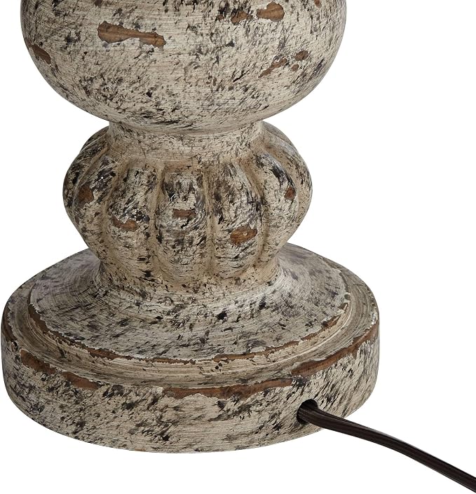 Florencia 12.5" Small Accent Lamp Console Cottage Traditional Brown