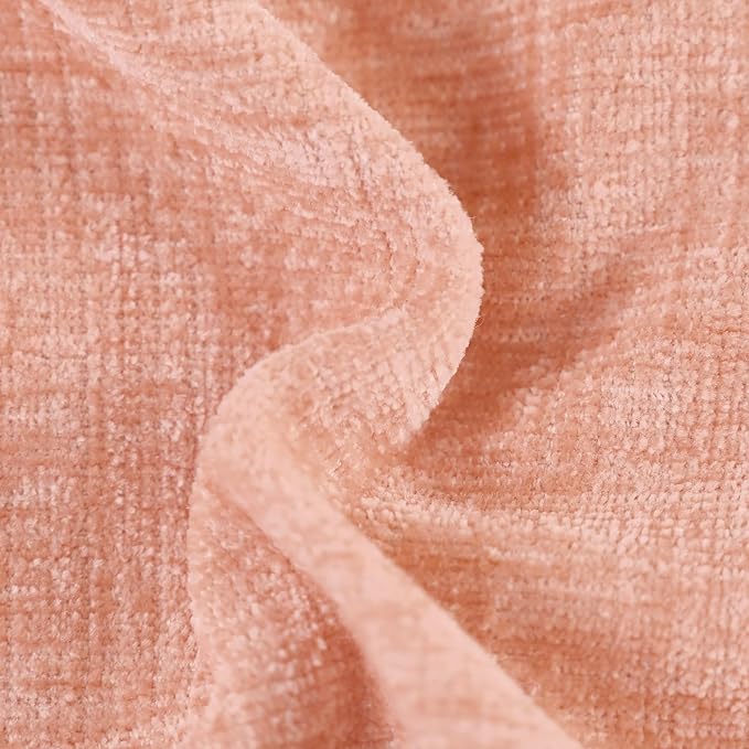 CaliTime Decorative Couch Throw Pillow Covers 20 X 20 Inches Dusty Pink