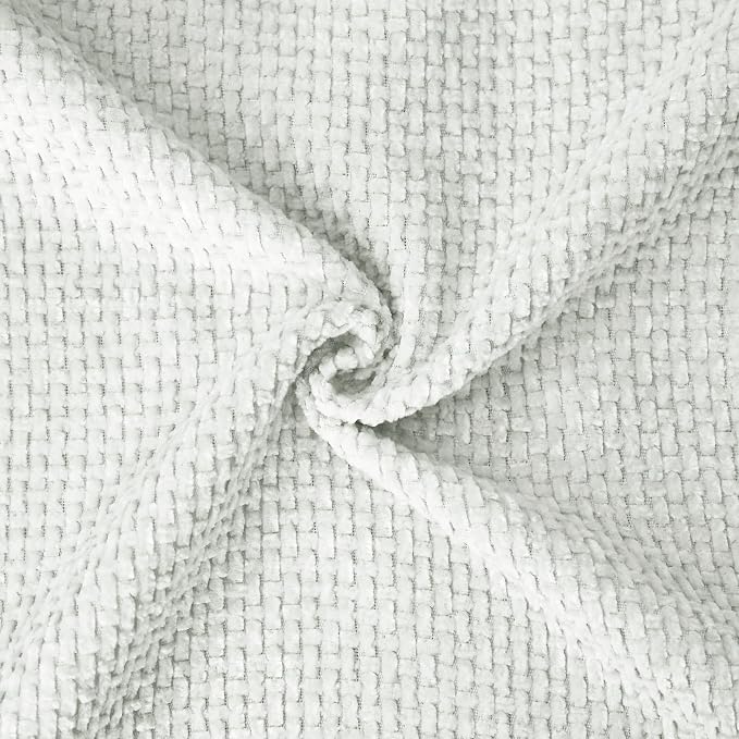 CaliTime Decorative Couch Throw Pillow Covers 18 X 18 Inches Silver Grey