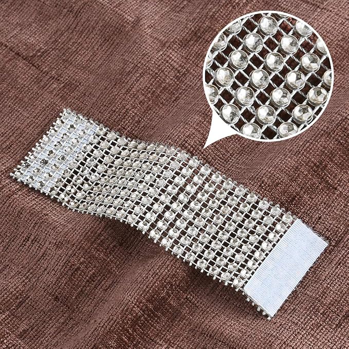 Accmor 100pcs Napkin Rings, Silver Napkin Rings Buckles | Napkin Rings for Table Decorations, Wedding, Dinner, Party, DIY Decoration