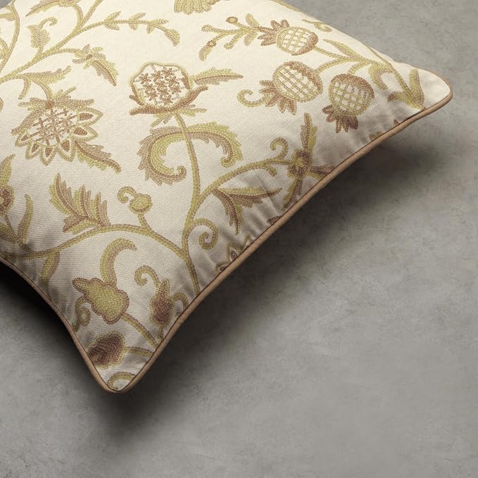 Maison d' Hermine Throw Pillow Covers 100% Cotton (20" x 20" - Pack of 1)