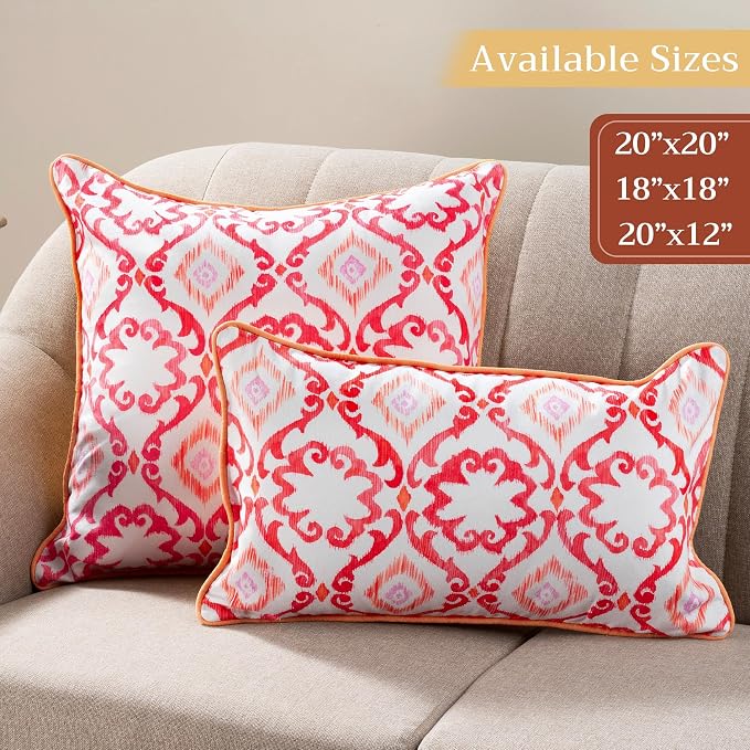 Maison d' Hermine Throw Pillow Covers 100% Cotton (18" x 18" - Pack of 1)