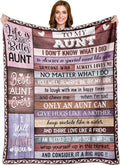 Great Aunt Gifts, Best Auntie Ever Gifts, Gifts for Aunts from Niece, Aunt Birthday Gifts, Auntie Gift Ideas, Aunt Gifts for Christmas Mothers Day Birthday Throw Blanket 80"x60"
