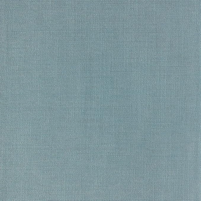ZeeMart Linen Textured Border Table Runner, 14 x 48 Inch Blue | Mitered Corner Design, Medium Weight Fabric, Modern Farmhouse Style, Machine Washable Easy Care Everyday Table Scarf