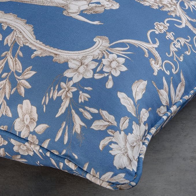 Maison d' Hermine Throw Pillow Covers 100% Cotton (18" x 18" - Pack of 1)