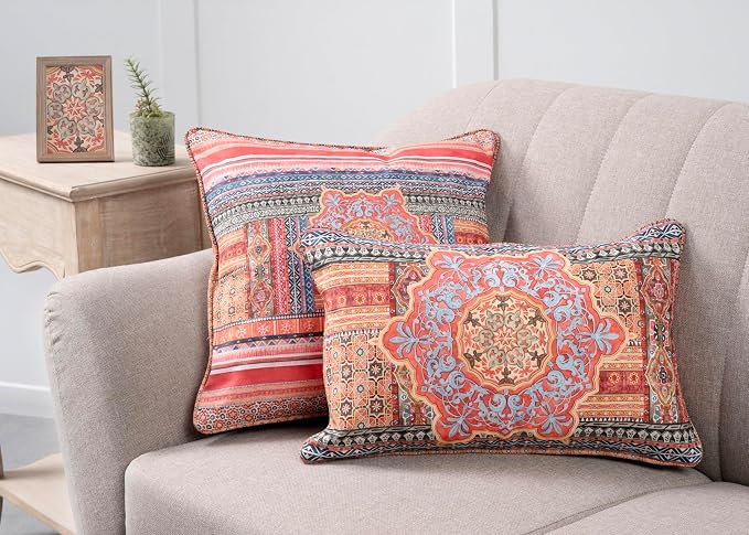 Maison d' Hermine Throw Pillow Covers 100% Cotton (18" x 18" - Pack of 1)