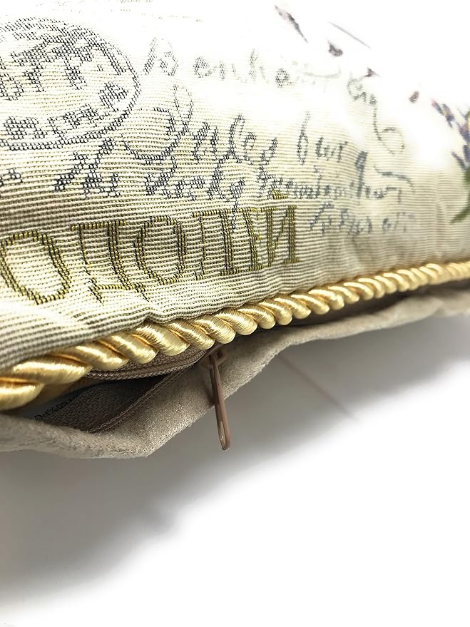 Tache Tapestry Throw Pillow Cover 1 Piece 18" by 18" Square Vintage French Parisian Girl Model Decorative Couch Accent Vibrant and Stylish Girl Cushion Throw Pillow Cover
