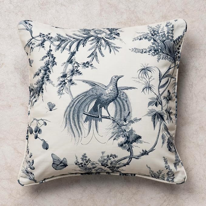 Maison d' Hermine Throw Pillow Covers 100% Cotton (20" x 20" - Pack of 1)