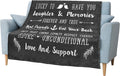 PAVILIA Best Friend Blanket - Friendship Gifts for Women, Soul Sister & Long Distance Bestie Gift, Soft Cozy Fleece Throw with Sentimental Quotes, BFF Birthday Gift Idea, Gray