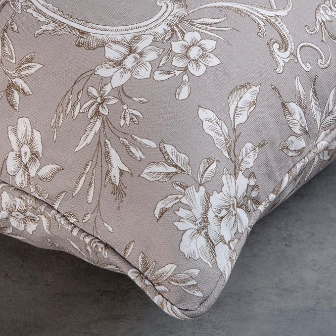 Maison d' Hermine Throw Pillow Covers 100% Cotton (20" x 20" - Pack of 1)