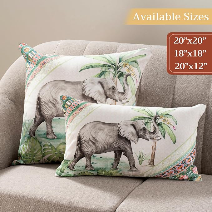 Maison d' Hermine Throw Pillow Covers 100% Cotton (20" x 20" - Pack of 1)