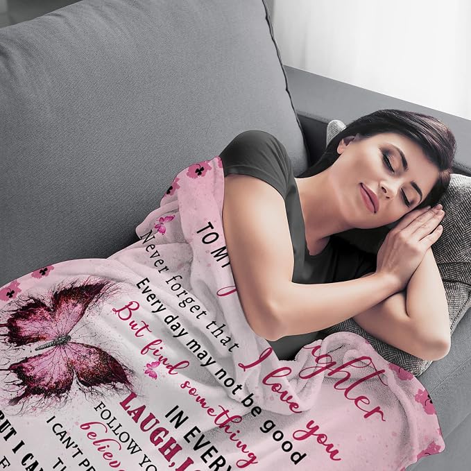 Goddaughter Gifts for Christmas, Goddaughter Blanket, 80"x60", God Daughter Gifts for Birthday, Graduation, Christmas