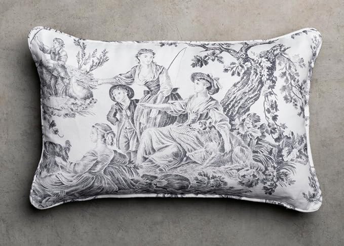 Maison d' Hermine Throw Pillow Covers 100% Cotton (12" x 20" - Pack of 1)