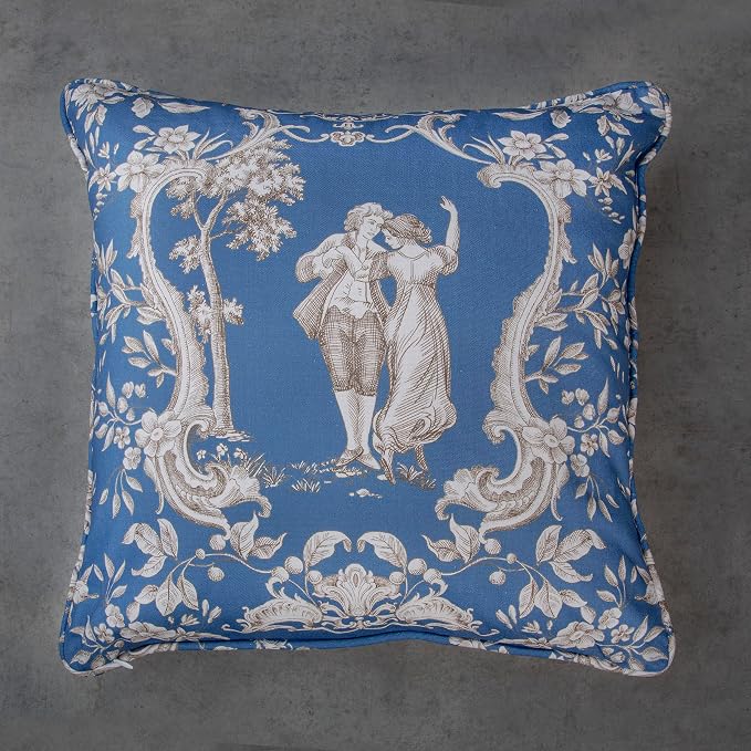 Maison d' Hermine Throw Pillow Covers 100% Cotton (18" x 18" - Pack of 1)