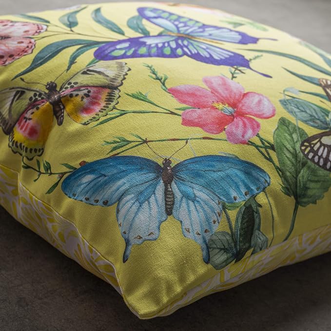 Maison d' Hermine Throw Pillow Covers 100% Cotton (20" x 20" - Pack of 1)