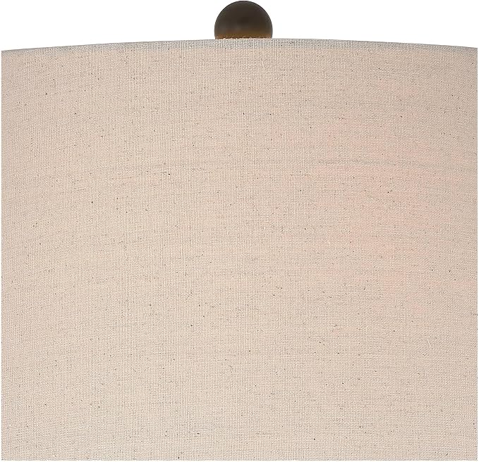 Annie 28" Tall Table Lamps Set of 2 Open Scroll Iron Bronze Brown