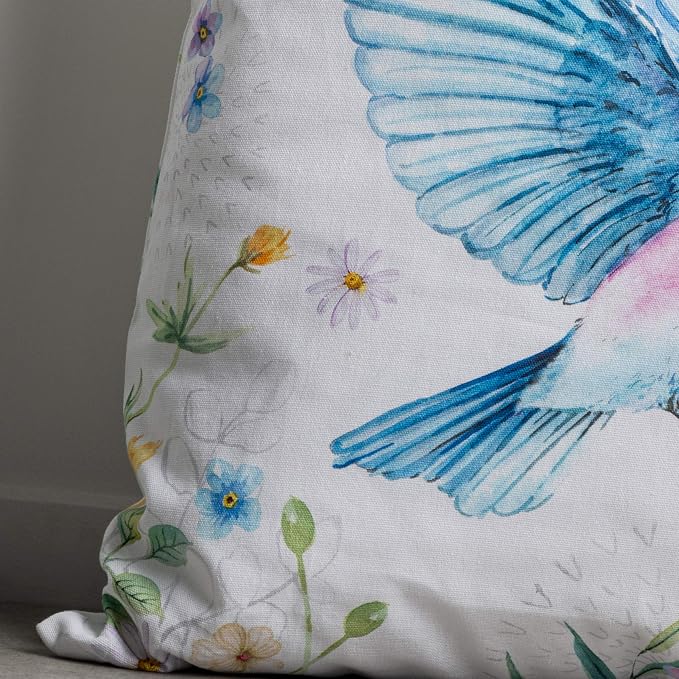 Maison d' Hermine Throw Pillow Covers 100% Cotton (18" x 18" - Pack of 1)