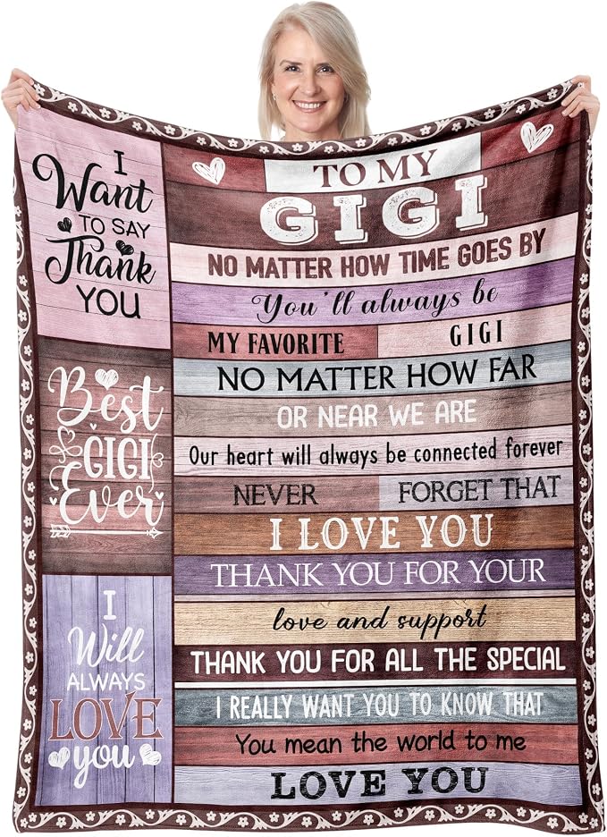 Gigi Gifts, Gigi Gifts for Grandma, Gigi Birthday Gifts, Best Gigi Ever Gift, Gigi Gift from Grandkids, Gifts for Gigi for Christmas Mothers Day Throw Blanket 50"x60"