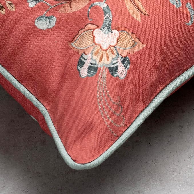 Maison d' Hermine Throw Pillow Covers 100% Cotton (20" x 20" - Pack of 1)