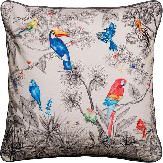 Maison d' Hermine Throw Pillow Covers 100% Cotton (18" x 18" - Pack of 1)