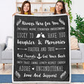 PAVILIA Best Friend Blanket - Friendship Gifts for Women, Soul Sister & Long Distance Bestie Gift, Soft Cozy Sherpa Throw with Sentimental Quotes, BFF Birthday Gift Idea, Gray
