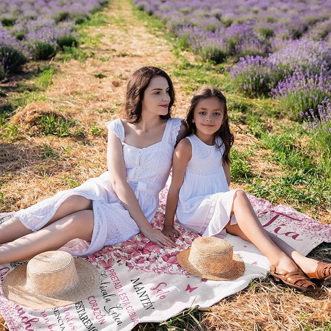 Tia Gifts Blanket 60"x50", Regalos para Tía, Aunt Gifts in Spanish, Gifts for Aunt/Tia