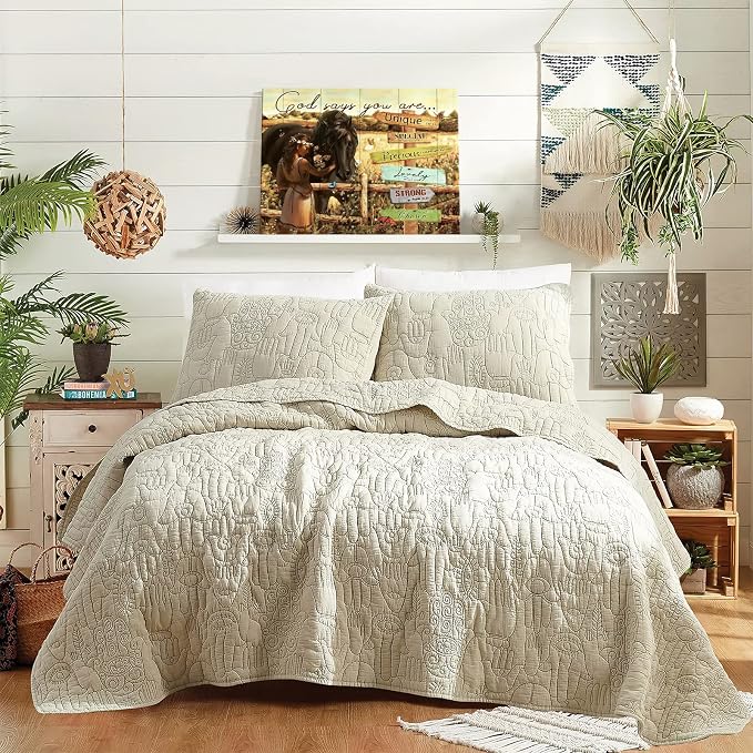 Rustic Farmhouse Horse Wall Art Horse Gifts for Girls Inspirational Spiritual Scripture Christian Picture God Says You Are Wall Decor Framed Modern Artwork for Girls Bedroom 16x24 inch