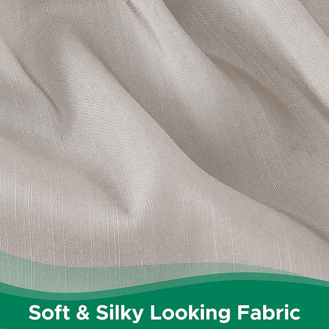 Wrap Around Queen Size Bed Skirt 14" Drop-Elastic Dust Ruffle Camel Grey | Adjustable Pleated Bedskirt-Easy Fit Wrinkle Resistant Washable Hotel Quality Fabric Bed Skirting-Master Guest Bedroom Rental