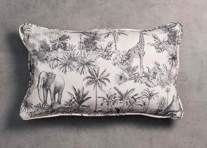 Maison d' Hermine Throw Pillow Covers 100% Cotton (12" x 20" - Pack of 1)