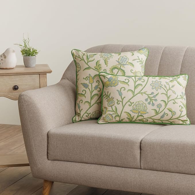 Maison d' Hermine Throw Pillow Covers 100% Cotton (20" x 20" - Pack of 1)