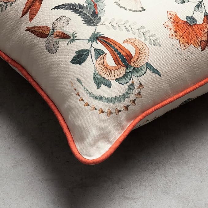 Maison d' Hermine Throw Pillow Covers 100% Cotton (18" x 18" - Pack of 1)