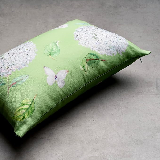 Maison d' Hermine Throw Pillow Covers 100% Cotton (12" x 20" - Pack of 1)