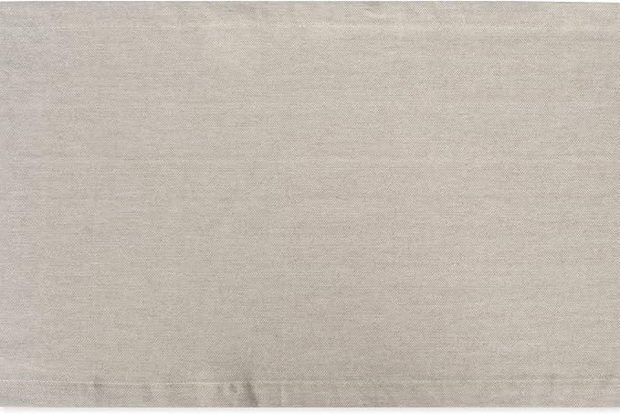 DII Chambray Kitchen, Tabletop Collection, Stone, 14x108 Table Runner