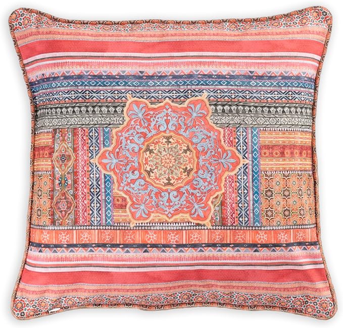 Maison d' Hermine Throw Pillow Covers 100% Cotton (18" x 18" - Pack of 1)