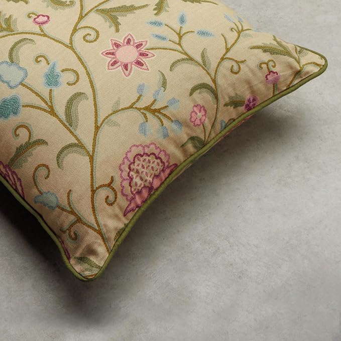 Maison d' Hermine Throw Pillow Covers 100% Cotton (18" x 18" - Pack of 1)
